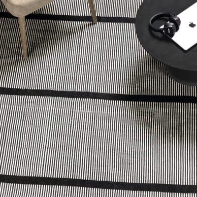 Alfombra Veta Black White 3.0 x 4.0mt