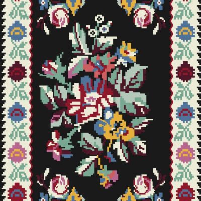 Alfombra Flower Kelim 3 2.0 x 3.0 mt